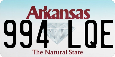 AR license plate 994LQE