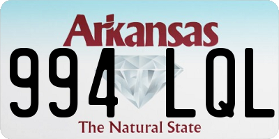 AR license plate 994LQL