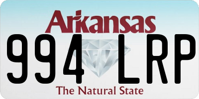 AR license plate 994LRP