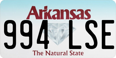 AR license plate 994LSE