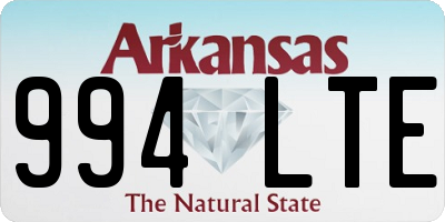 AR license plate 994LTE