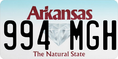 AR license plate 994MGH