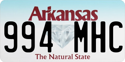 AR license plate 994MHC