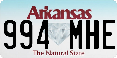 AR license plate 994MHE
