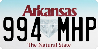 AR license plate 994MHP