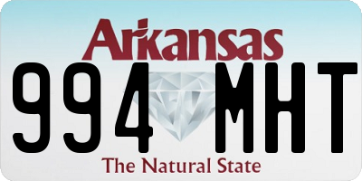 AR license plate 994MHT