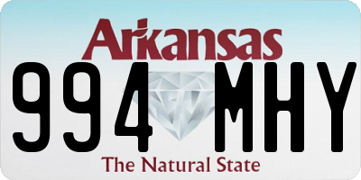 AR license plate 994MHY