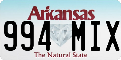 AR license plate 994MIX