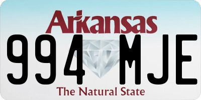 AR license plate 994MJE