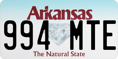 AR license plate 994MTE