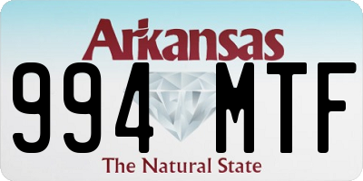 AR license plate 994MTF