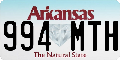 AR license plate 994MTH