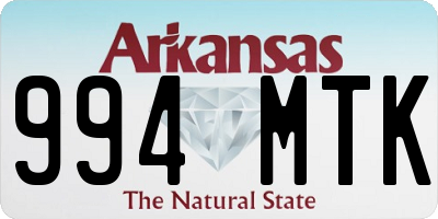AR license plate 994MTK
