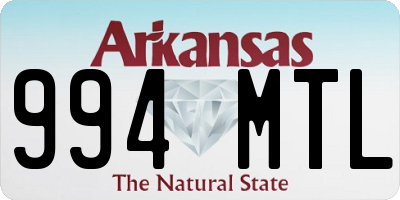 AR license plate 994MTL