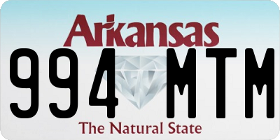 AR license plate 994MTM