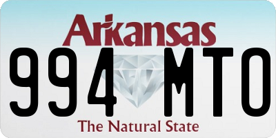 AR license plate 994MTO