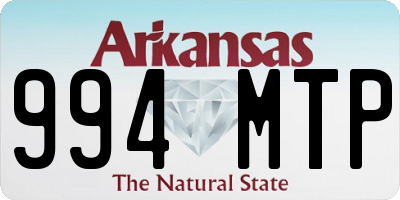 AR license plate 994MTP