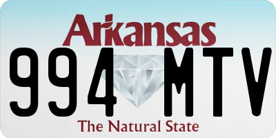 AR license plate 994MTV