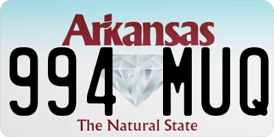 AR license plate 994MUQ