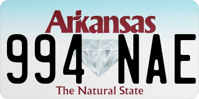 AR license plate 994NAE