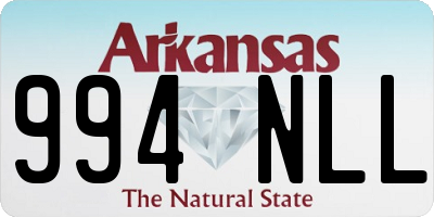 AR license plate 994NLL
