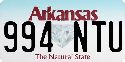 AR license plate 994NTU