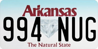 AR license plate 994NUG