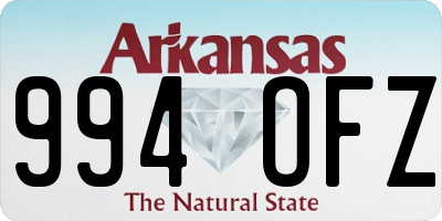 AR license plate 994OFZ