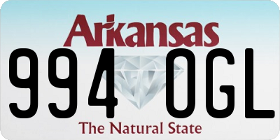 AR license plate 994OGL