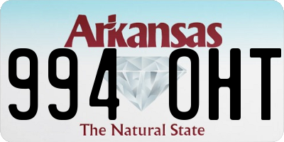 AR license plate 994OHT