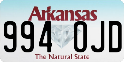 AR license plate 994OJD