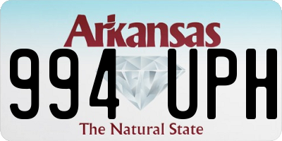 AR license plate 994UPH