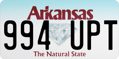 AR license plate 994UPT