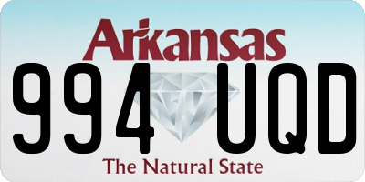 AR license plate 994UQD
