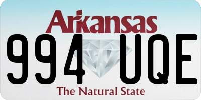 AR license plate 994UQE