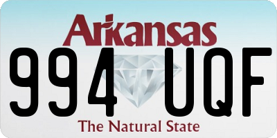 AR license plate 994UQF