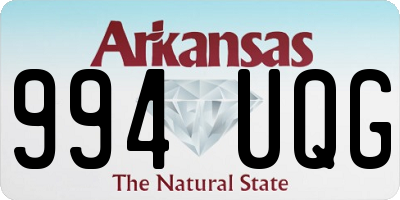 AR license plate 994UQG
