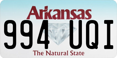 AR license plate 994UQI