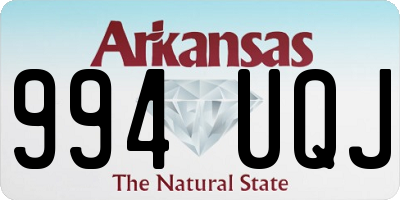 AR license plate 994UQJ