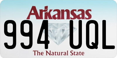 AR license plate 994UQL