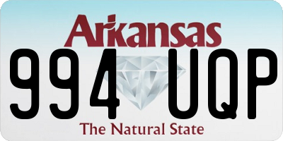 AR license plate 994UQP