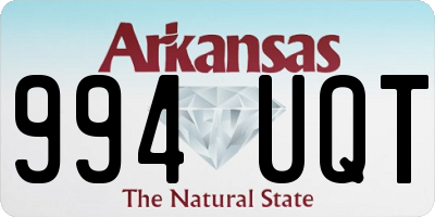 AR license plate 994UQT