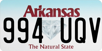 AR license plate 994UQV