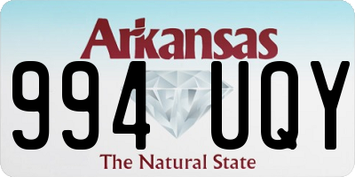 AR license plate 994UQY