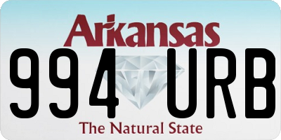 AR license plate 994URB
