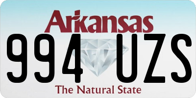 AR license plate 994UZS