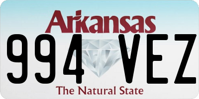AR license plate 994VEZ