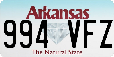 AR license plate 994VFZ