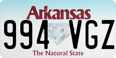 AR license plate 994VGZ