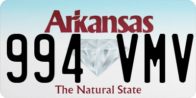 AR license plate 994VMV